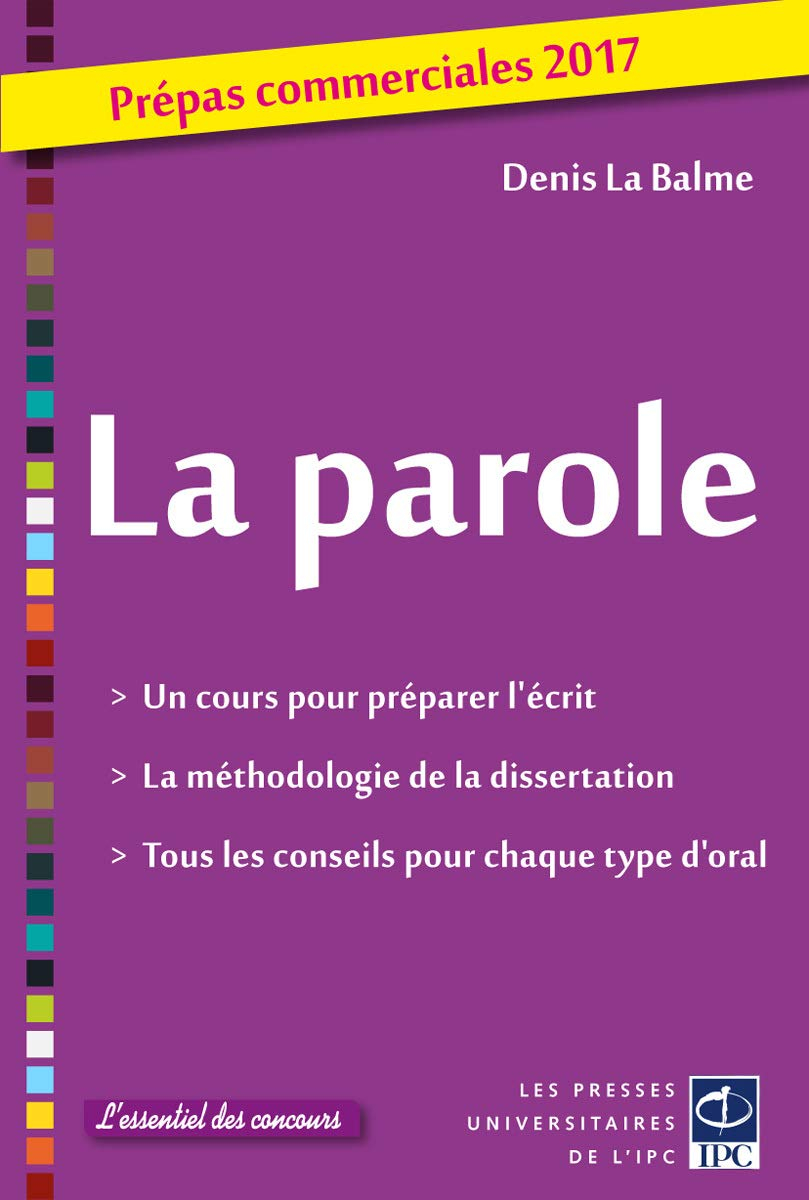 La Parole - Prepas Commerciales 2017