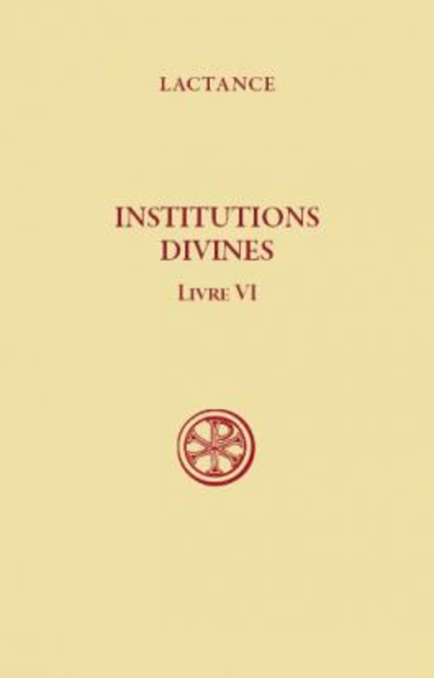 Institutions divines. Vol. 6