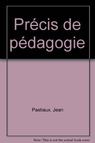 précis de pédagogie
