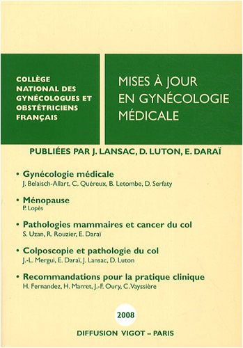 Mise à jour en gynécologie médicale