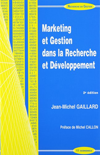 Marketing et gestion de la recherche et développement
