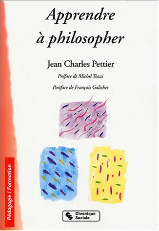 Apprendre à philosopher : un droit : des démarches pour tous