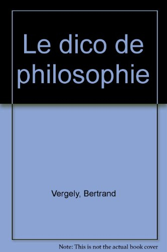 Le dico de la philosophie