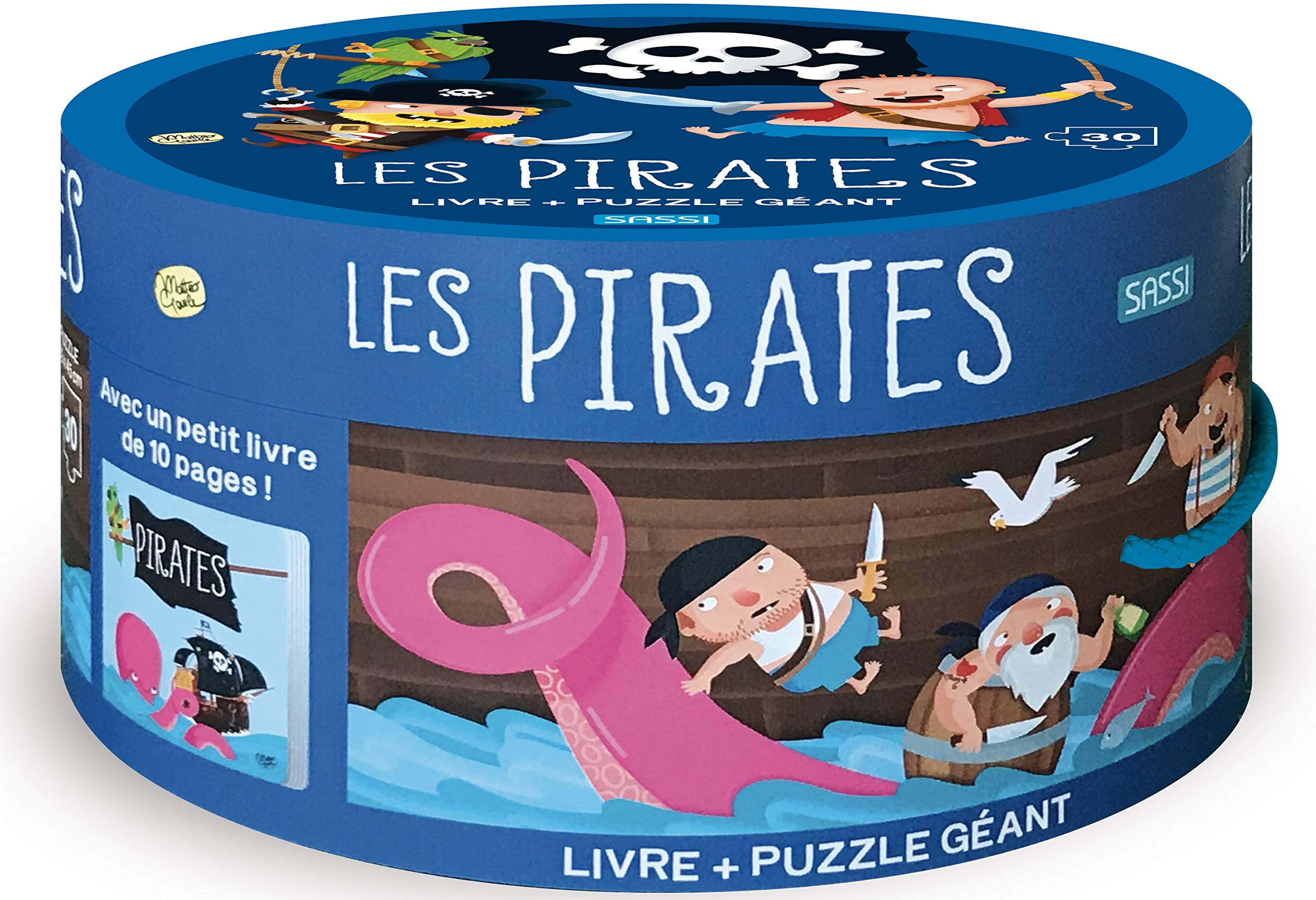 Les pirates : puzzle et livre