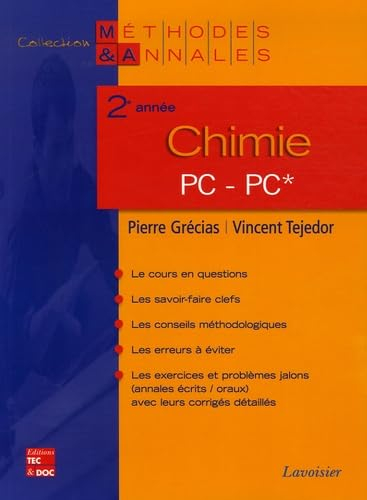 Chimie 2e année PC PC*