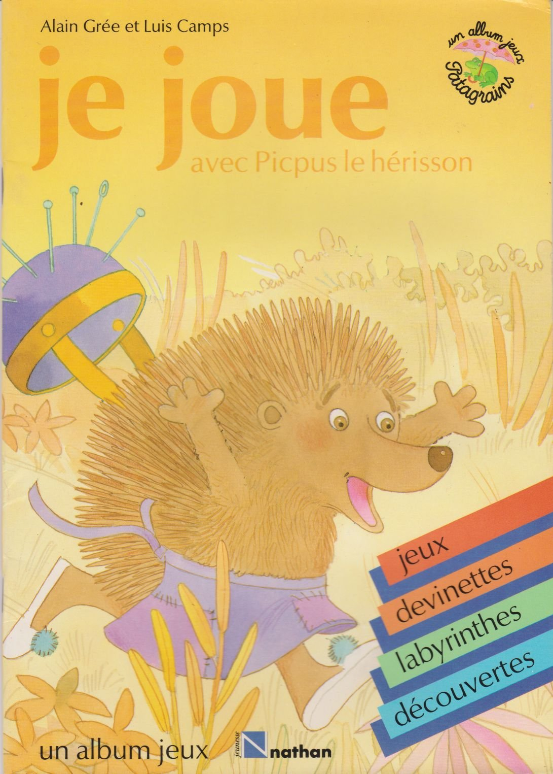 Je joue avec Picpus le hérisson