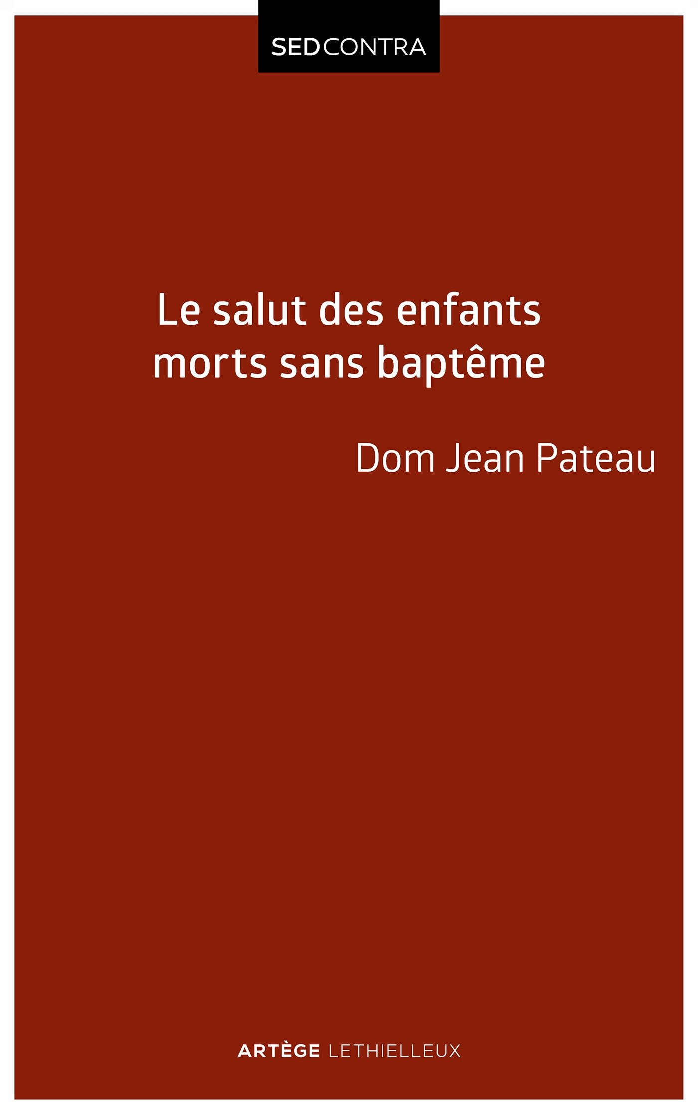 Le salut des enfants morts sans baptême : d'après saint-Thomas d'Aquin, où est Abel, mon frère ?