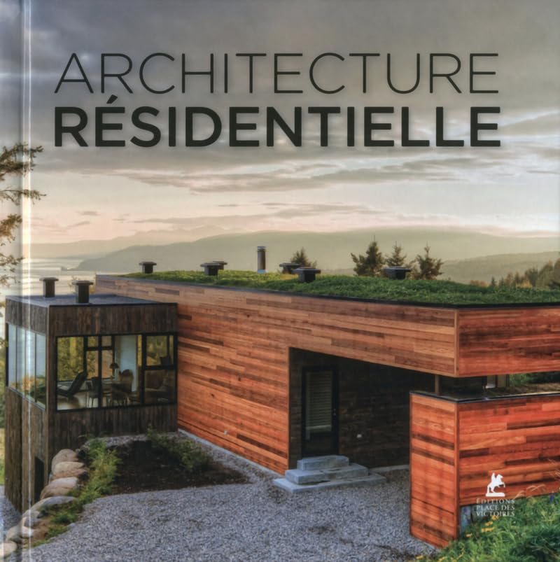 Houses residential architecture. Architecture résidentielle