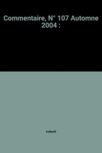 commentaire, n, 107 automne 2004 :