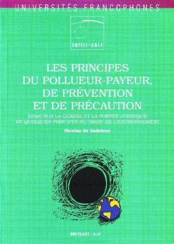 Les principes du pollueur-payeur, de prévention et de précaution : essai sur la genèse et la portée 