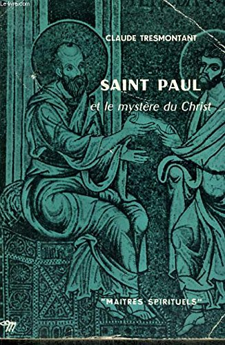 saint paul et le mystere du christ - collection maîtres spirituels n,5
