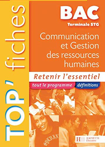 Communication et gestion des ressources humaines terminale STG