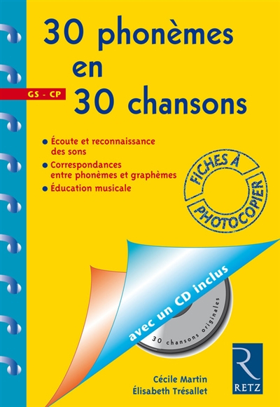30 phonèmes en 30 chansons : GS-CP