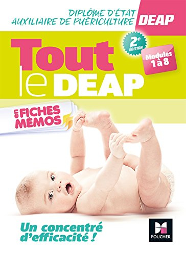 Tout le DEAP en fiches mémos : diplôme d'Etat auxiliaire de puériculture : modules 1 à 8