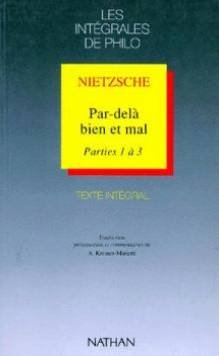 Par-delà le bien et le mal : parties 1 à 3