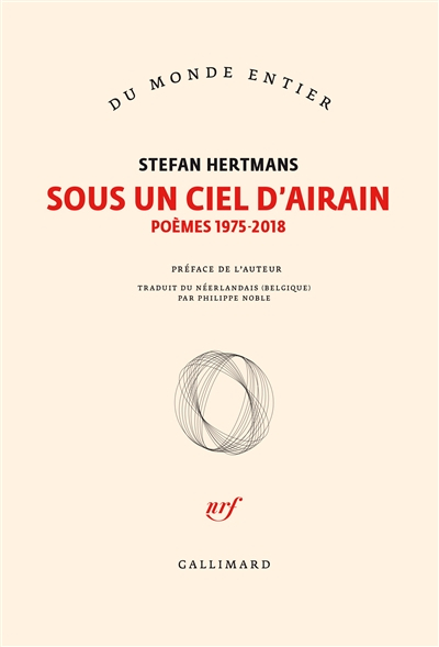 Sous un ciel d'airain : poèmes 1975-2018