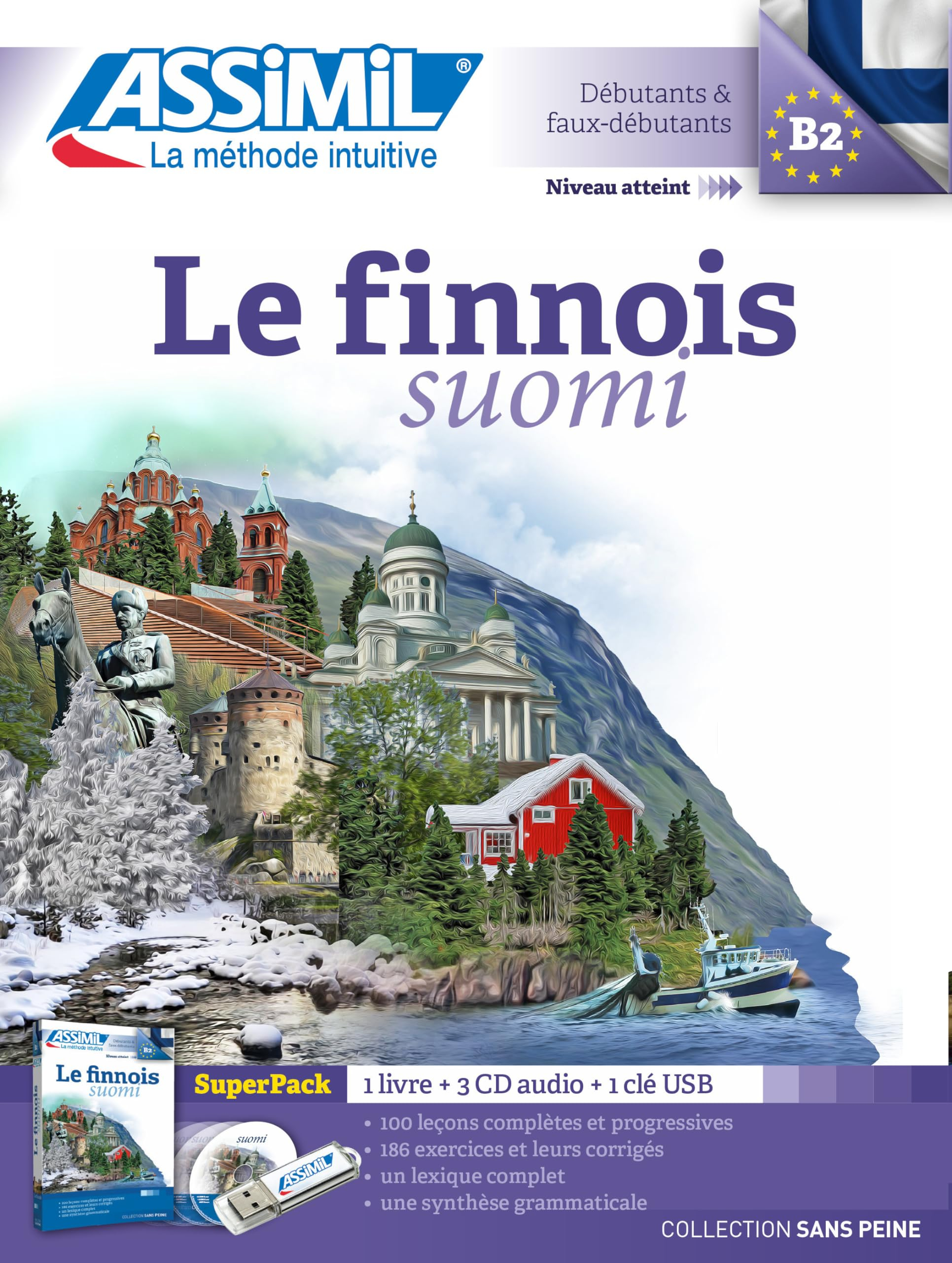 Le finnois : débutants & faux-débutants, niveau atteint B2 : super pack