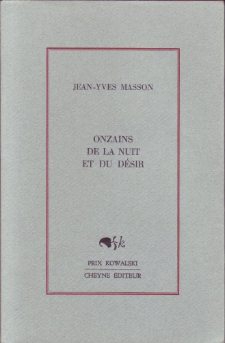 onzains de la nuit et du désir