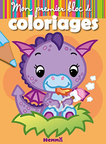 Dragon : mon premier bloc de coloriages