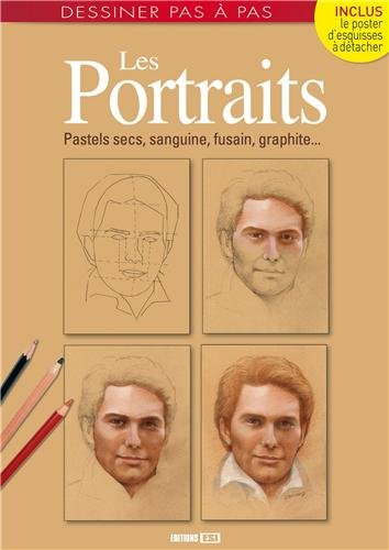 Les portraits : pastels secs, sanguine, fusain, graphite...