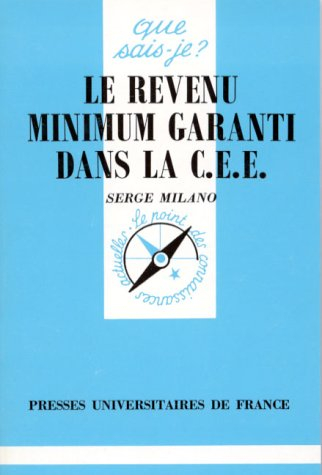 Le Revenu minimum garanti dans la CEE