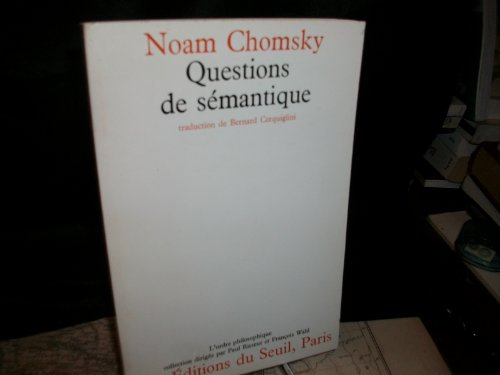 questions de semantique