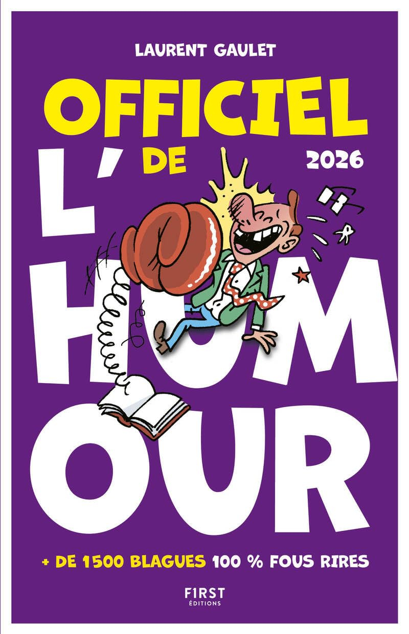 Officiel de l'humour 2026 : + de 1.500 blagues 100 % fous rires