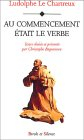 Au commencement était le verbe