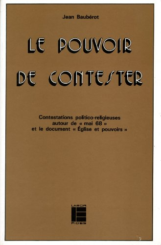 le pouvoir de contester