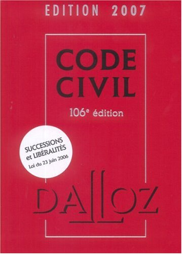 Code civil 2007