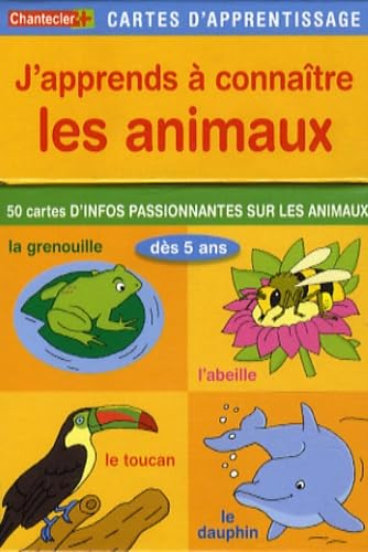 J'apprends à connaître les animaux : 50 cartes d'infos passionnantes sur les animaux : dès 5 ans