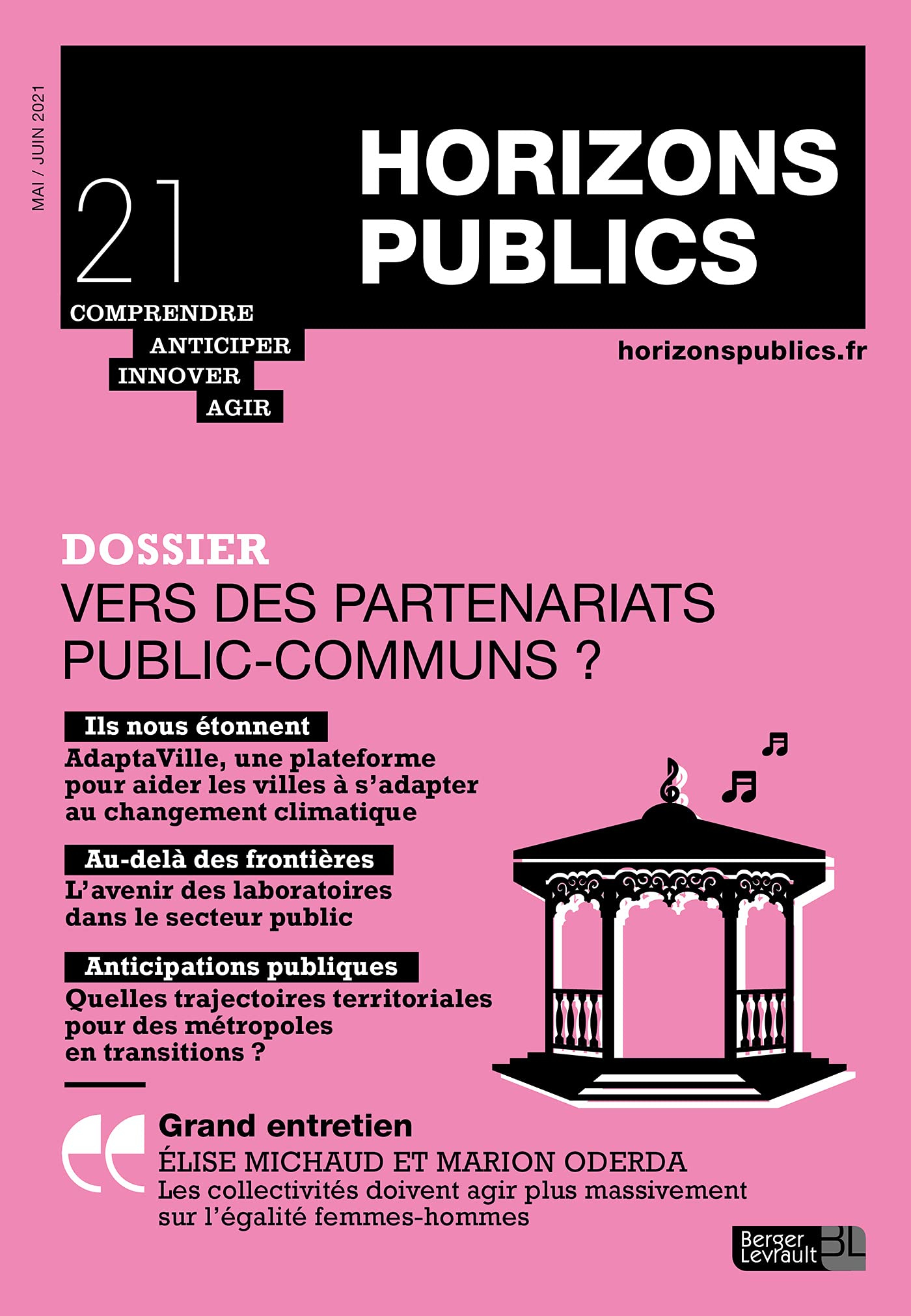 Horizons publics : comprendre, anticiper, innover, agir, n° 21. Vers des partenariats public-communs