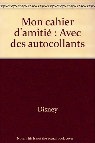Mon cahier d'amitié