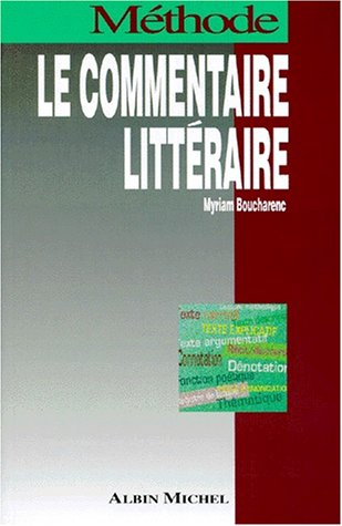 Le commentaire littéraire