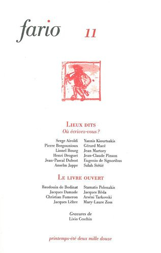 Fario, n° 11. Lieux dits : où écrivez-vous ?