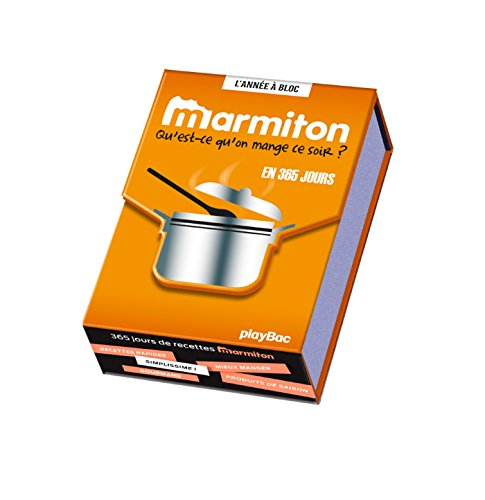 Marmiton : qu'est-ce qu'on mange ce soir ? : en 365 jours