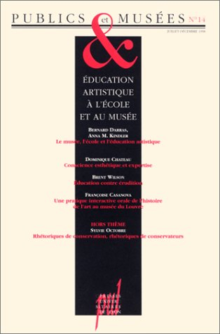 Publics et musées, n° 14. Education artistique au musée