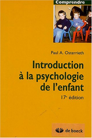 Introduction à la psychologie de l'enfant
