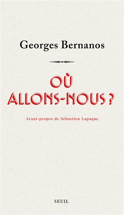 Où allons-nous ?