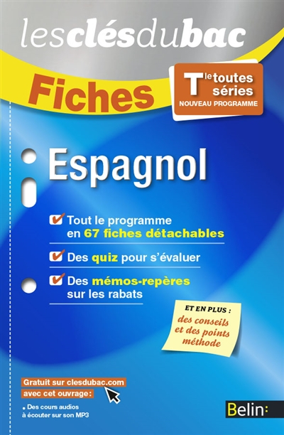 Espagnol terminale, toutes séries : nouveau programme