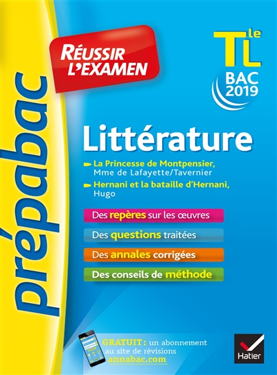 Littérature terminale L, bac 2019 : La princesse de Montpensier (Madame de Lafayette, Tavernier), He