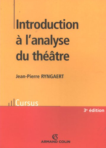 Introduction à l'analyse du théâtre