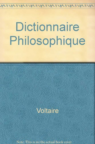 Dictionnaire philosophique