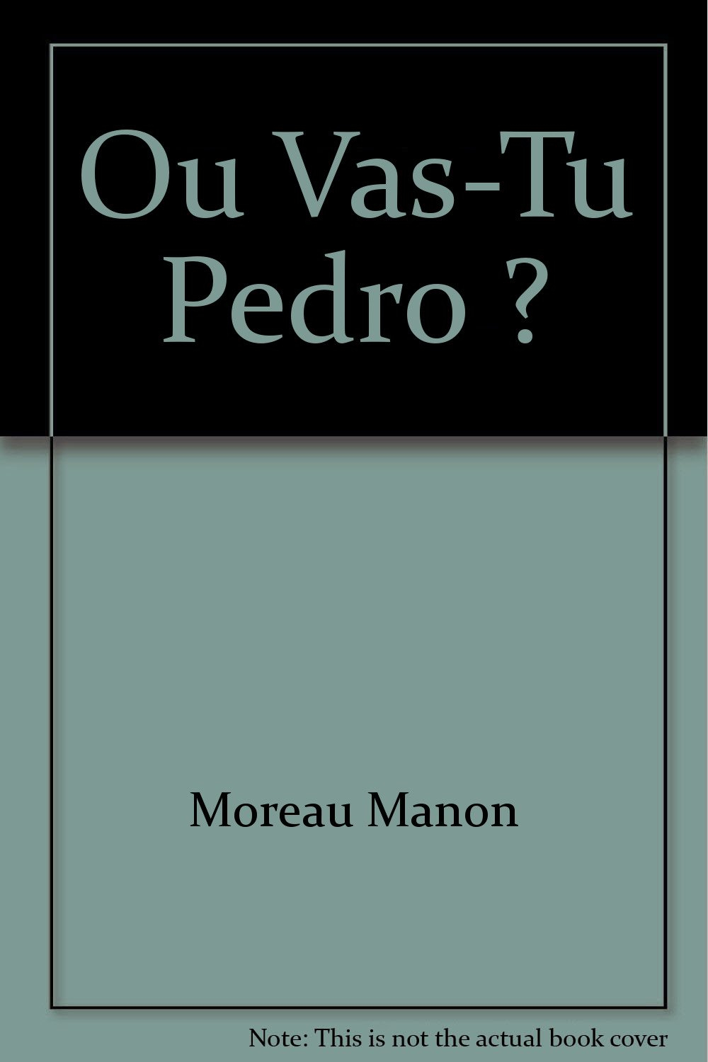 Où vas-tu Pedro ? : théâtre