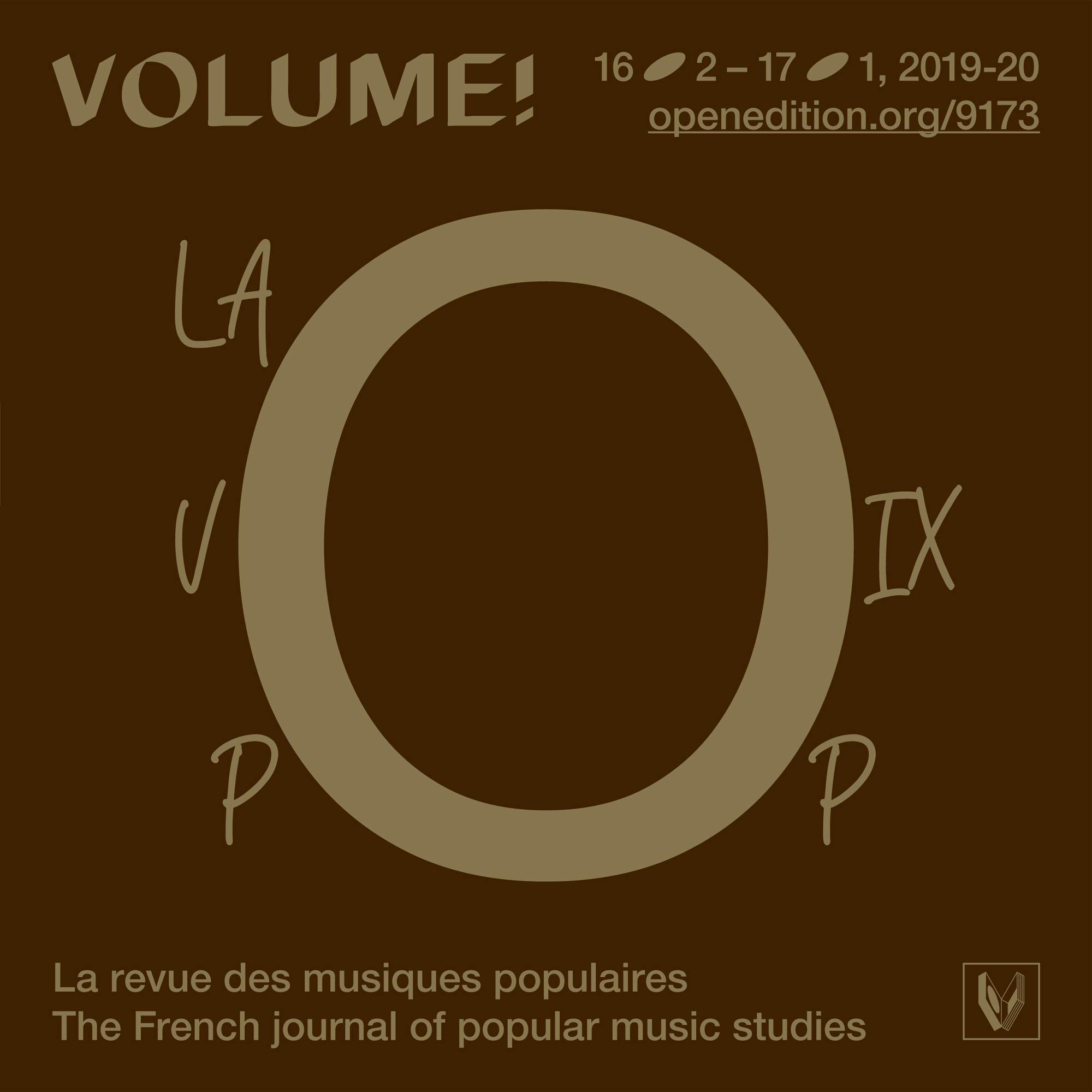 Volume ! n° 16-2 – La voix pop: Nouveaux outils, nouvelles approches analytiques