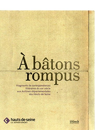 A batons rompus
