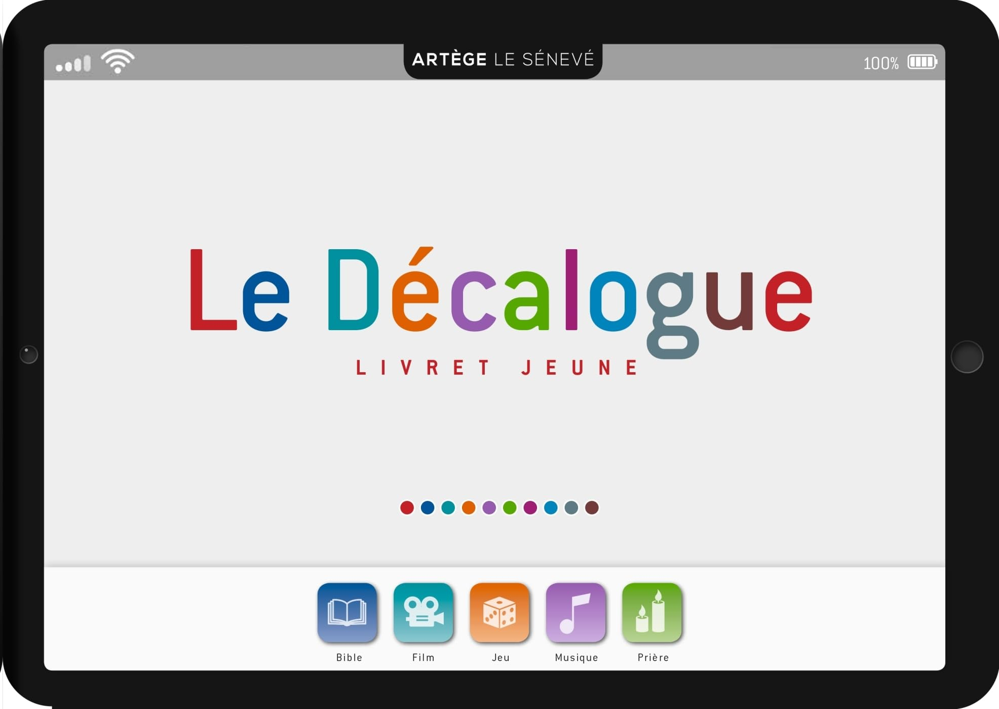 Le décalogue : livret jeune