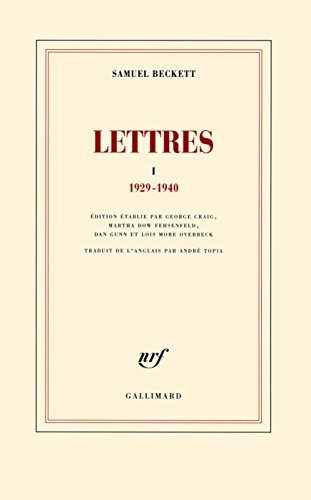 Lettres. Vol. 1. 1929-1940