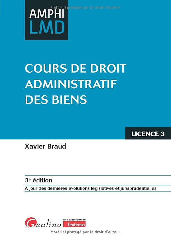 Cours de droit administratif des biens : licence 3