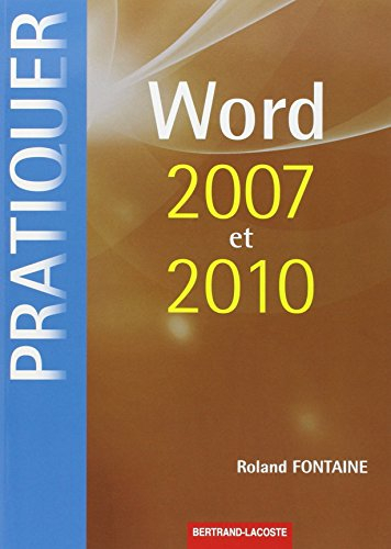 Word 2007 et 2010 sous Windows